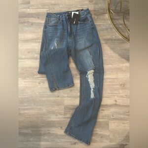 Fashion Nova Killin ‘Em Kindly High Rise Jeans - Medium Wash